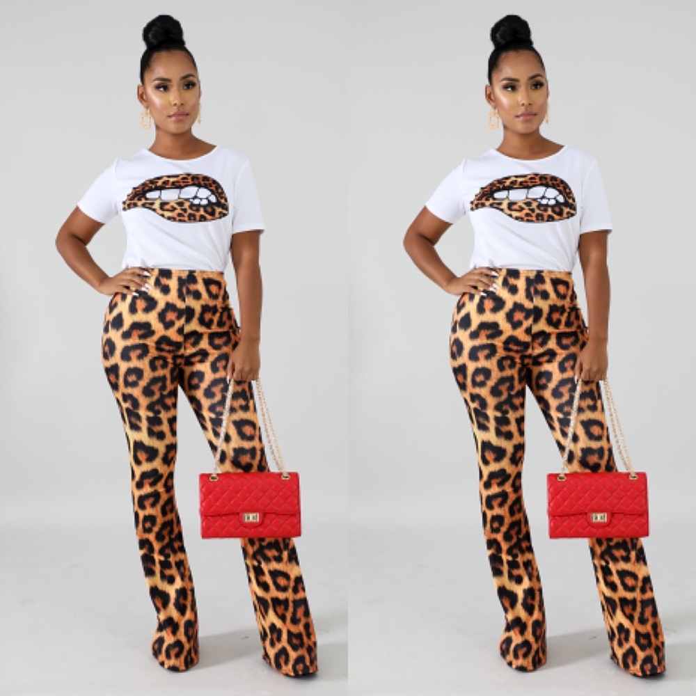 Two piece cheetah set available only 5 left